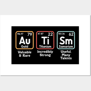 Autism Awareness Periodic Table Elements Posters and Art